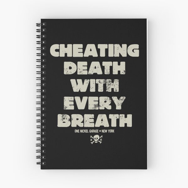Item preview, One Nickel Garage / Cheating Death With Every Breath T-Shirt v3 designed and sold by TheKellyNickels.