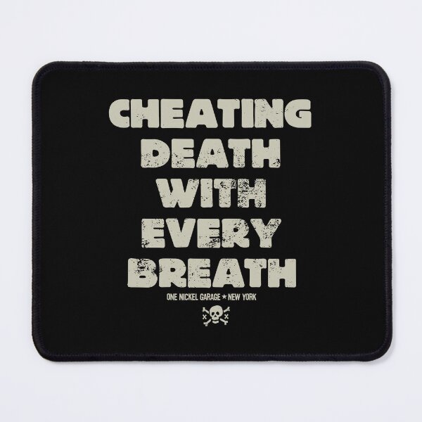 Item preview, One Nickel Garage / Cheating Death With Every Breath T-Shirt v3 designed and sold by TheKellyNickels.