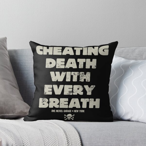 Item preview, One Nickel Garage / Cheating Death With Every Breath T-Shirt v3 designed and sold by TheKellyNickels.