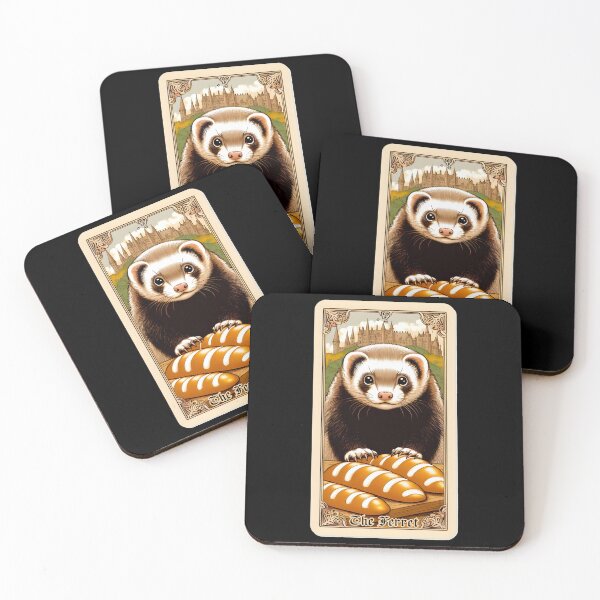 Item preview, Funny Ferret Cooking Gift for Ferret pet and cooking or baking lovers designed and sold by JUSTBEELEGANT.