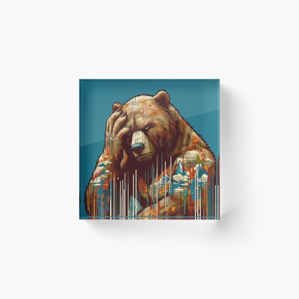 Item preview, Disappointed Bear: Exasperated Expression designed and sold by Slick-Waffles.