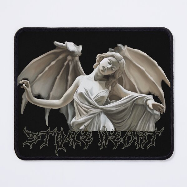 Item preview, Marble angel statue metal font stone hearts club designed and sold by Becs ArtisticVoid.