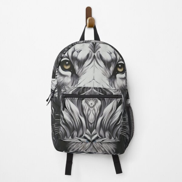 Item preview, Mystical Lion in Grayscale Painting designed and sold by PixelCraftDSG.