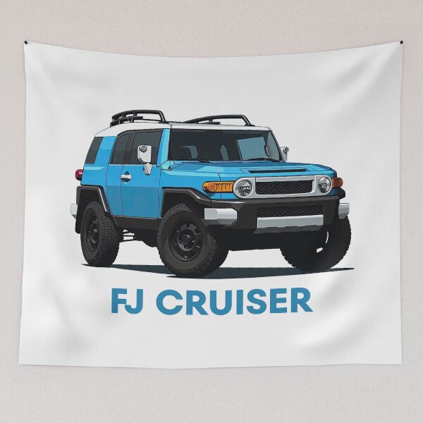 Item preview, FJ Cruiser Overlander in Light Blue designed and sold by blackdogshop.