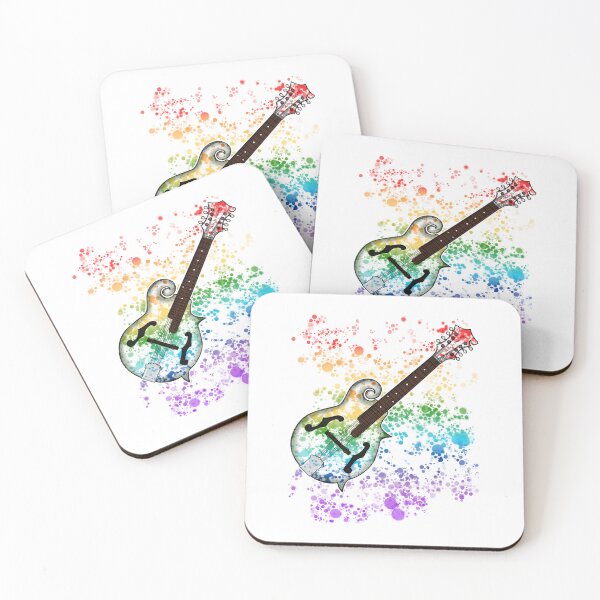 Item preview, Mandolin Mandolinist Rainbow Colours Folk Musician designed and sold by doodlerob.