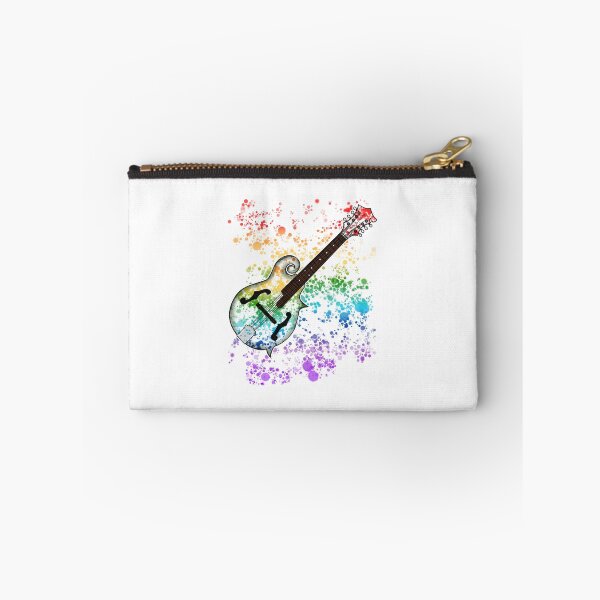 Aperçu de l'œuvre Mandoline Mandoline Couleurs arc-en-ciel Musicien folk créée et vendue par doodlerob.