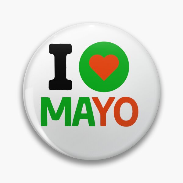 Item preview, I love Mayo County - Green & Red designed and sold by Kondi-Art.