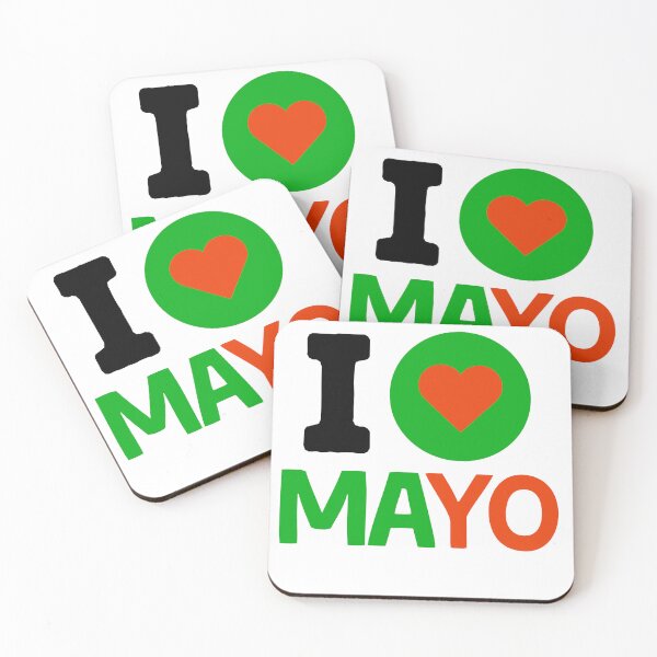 Item preview, I love Mayo County - Green & Red designed and sold by Kondi-Art.