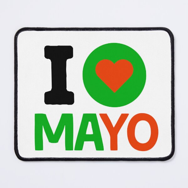 Item preview, I love Mayo County - Green & Red designed and sold by Kondi-Art.