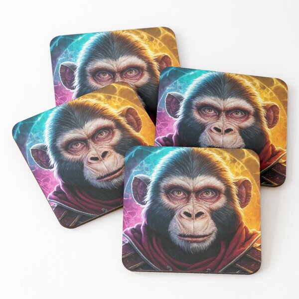Item preview, Monkey Warrior designed and sold by HowMonkeyShop.