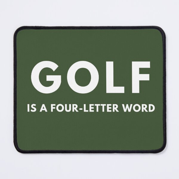 Item preview, Golf is a Four Letter Word designed and sold by PoppyDesignCo.