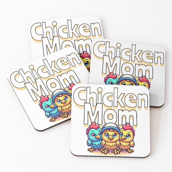 Item preview, Chicken Mom Cute Cartoon Chicks designed and sold by wheresthekarma.