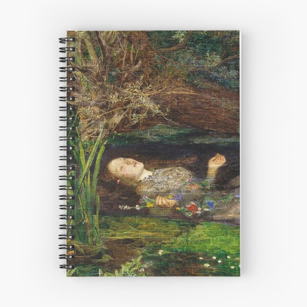 Item preview, Ophelia Brick Wall Painting by Sir John Everett Millais - Urban Artist designed and sold by UrbanArtist.
