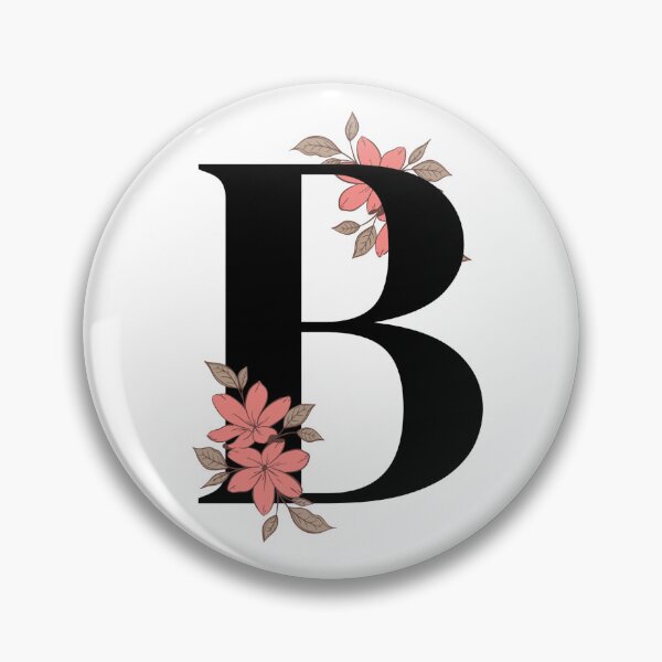Item preview, Floral Initial letter B designed and sold by Tenzeelaat.