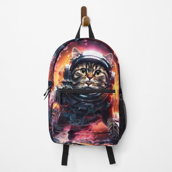 Item preview, "Cat-Astronaut: Journey between Planets in Abstract Oil Painting" designed and sold by BAIN012.