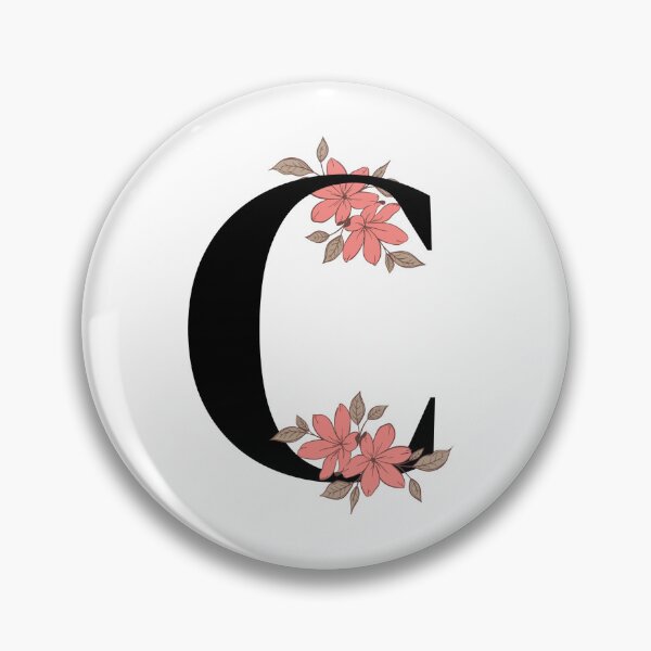Item preview, Floral initial letter C designed and sold by Tenzeelaat.