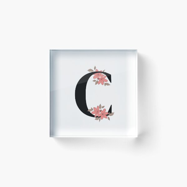 Item preview, Floral initial letter C designed and sold by Tenzeelaat.