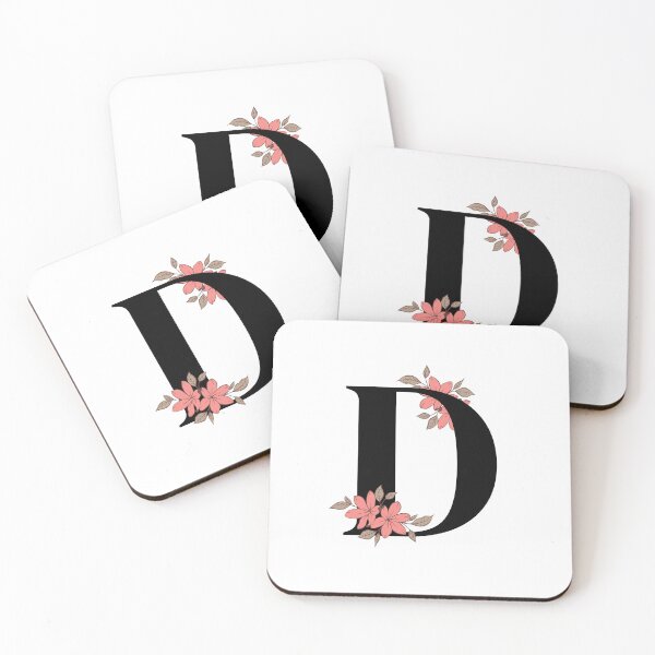 Item preview, Floral initial letter D designed and sold by Tenzeelaat.