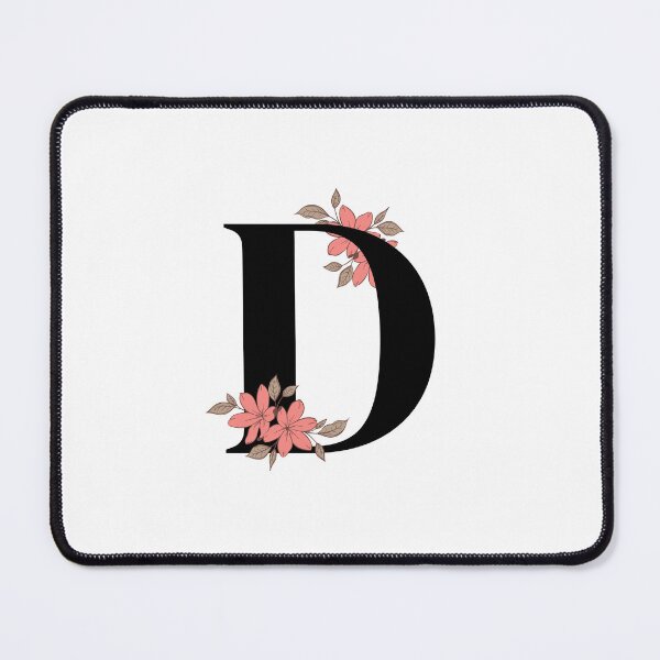 Item preview, Floral initial letter D designed and sold by Tenzeelaat.