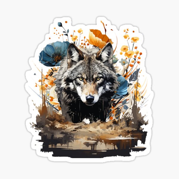 Artikel-Vorschau von Floral Wolf Vintage Flowers, designt und verkauft von Pepina.