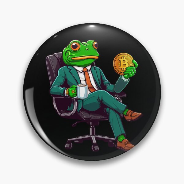 Item preview, Business Frosch thinks about his next investment designed and sold by CryptoFunMerch.