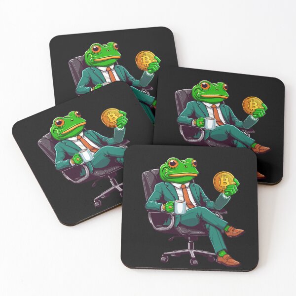 Item preview, Business Frosch thinks about his next investment designed and sold by CryptoFunMerch.