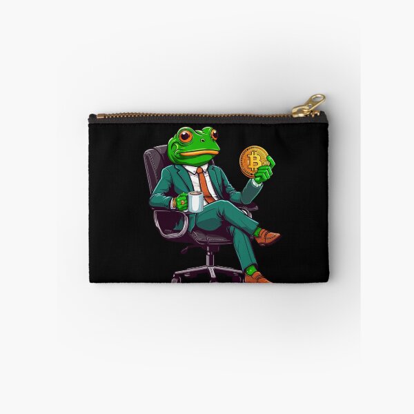 Item preview, Business Frosch thinks about his next investment designed and sold by CryptoFunMerch.