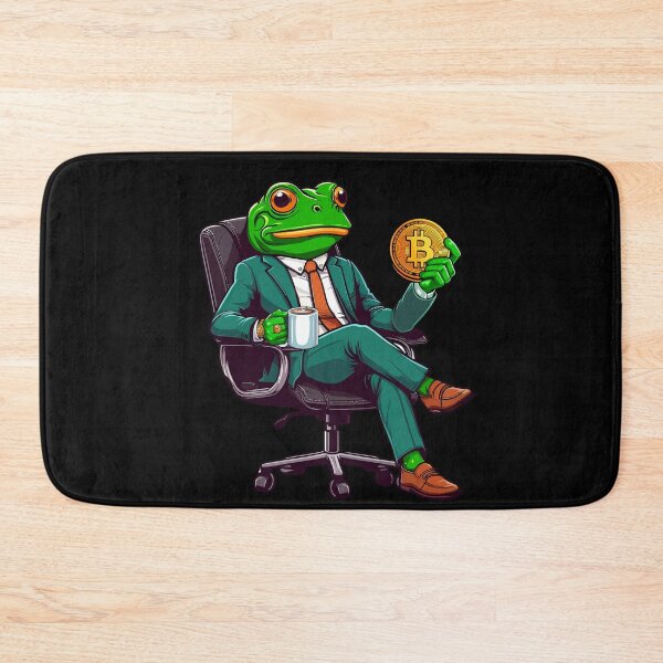 Item preview, Business Frosch thinks about his next investment designed and sold by CryptoFunMerch.