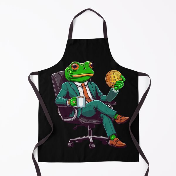 Item preview, Business Frosch thinks about his next investment designed and sold by CryptoFunMerch.