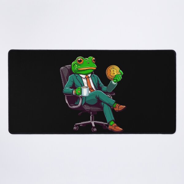 Item preview, Business Frosch thinks about his next investment designed and sold by CryptoFunMerch.