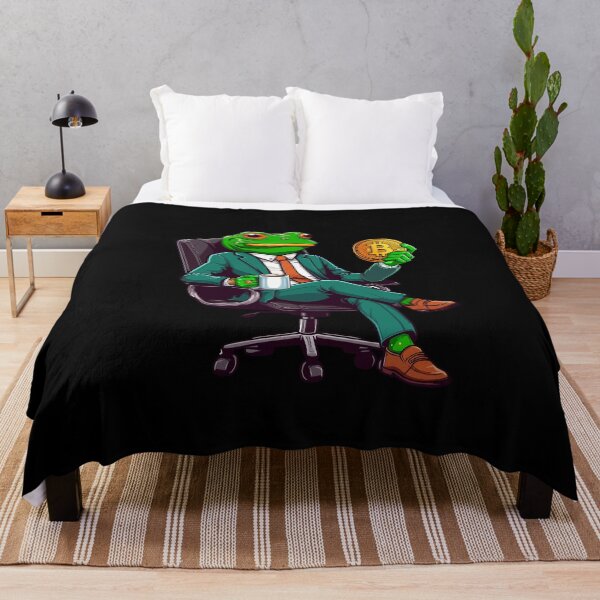 Item preview, Business Frosch thinks about his next investment designed and sold by CryptoFunMerch.