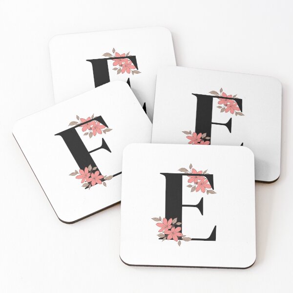 Item preview, Floral initial E designed and sold by Tenzeelaat.