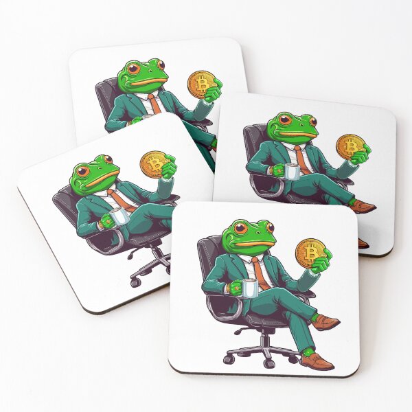 Item preview, Business Frosch thinks about his next investment designed and sold by CryptoFunMerch.