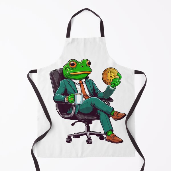 Item preview, Business Frosch thinks about his next investment designed and sold by CryptoFunMerch.