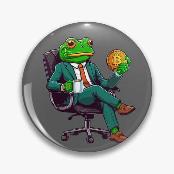 Item preview, Business Frosch thinks about his next investment designed and sold by CryptoFunMerch.