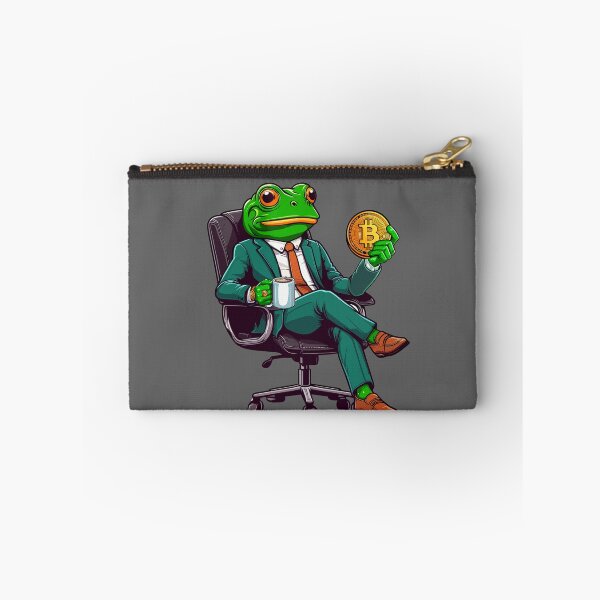 Item preview, Business Frosch thinks about his next investment designed and sold by CryptoFunMerch.