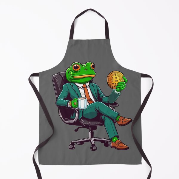 Item preview, Business Frosch thinks about his next investment designed and sold by CryptoFunMerch.