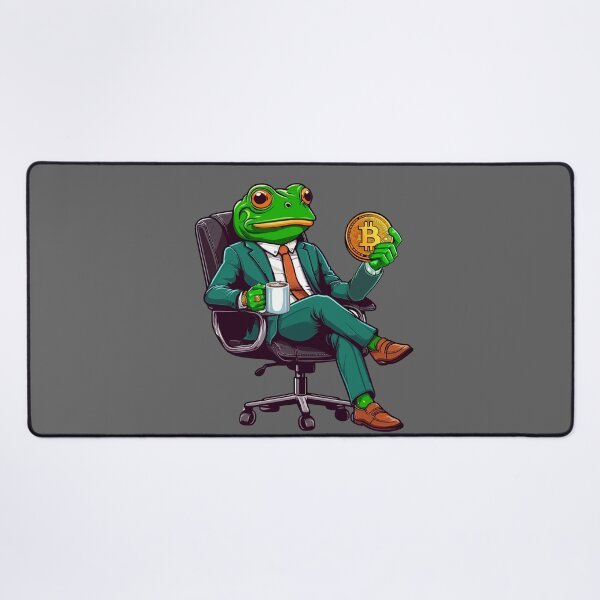 Item preview, Business Frosch thinks about his next investment designed and sold by CryptoFunMerch.