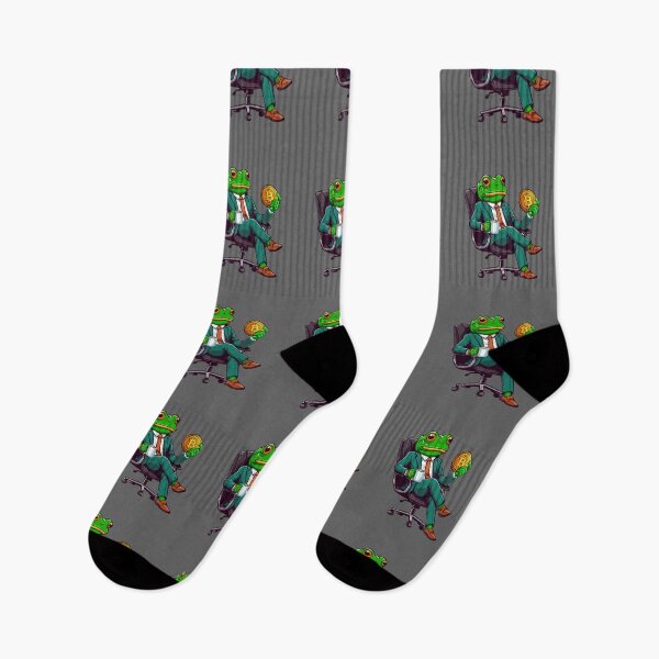 Item preview, Business Frosch thinks about his next investment designed and sold by CryptoFunMerch.