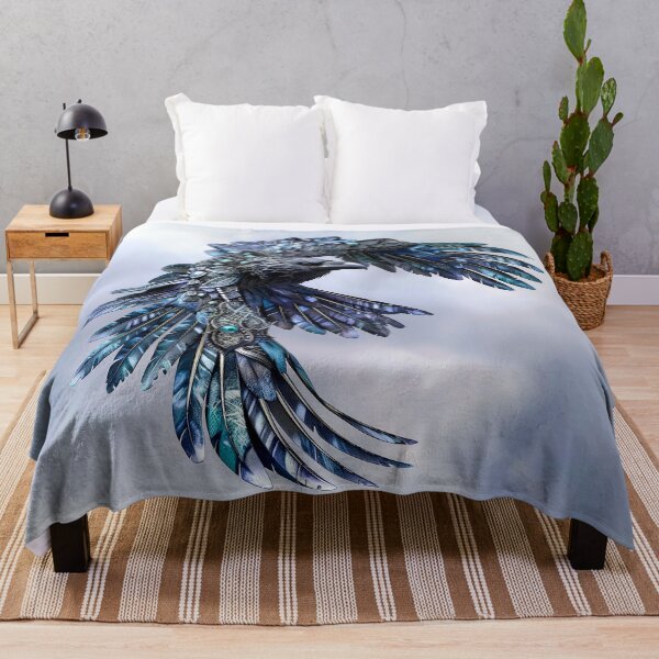 Item preview, "Vibrant Raven: Bold Avian Beauty" designed and sold by MacroArtHub.
