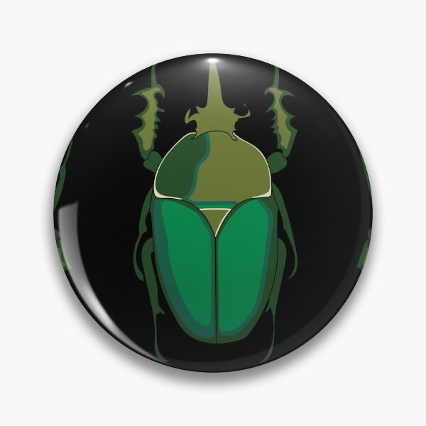 Item preview, Green insect pattern designed and sold by aquanour.