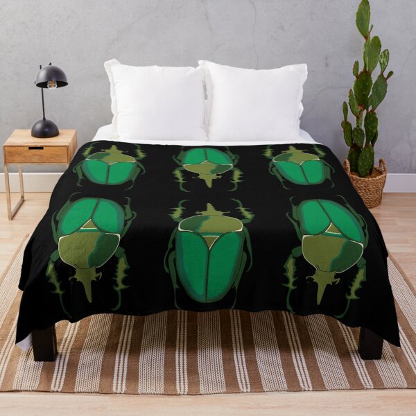 Item preview, Green insect pattern designed and sold by aquanour.