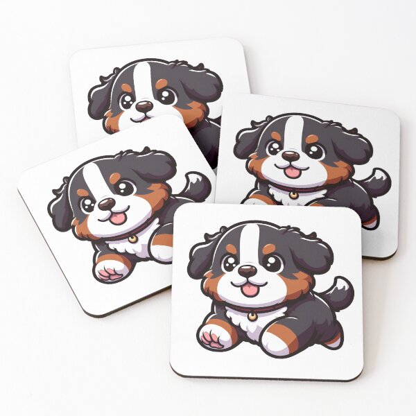 Item preview, Chibi Bernese Mountain Dog Running designed and sold by City0fDreams.