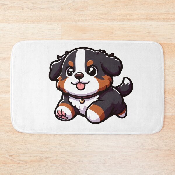 Item preview, Chibi Bernese Mountain Dog Running designed and sold by City0fDreams.