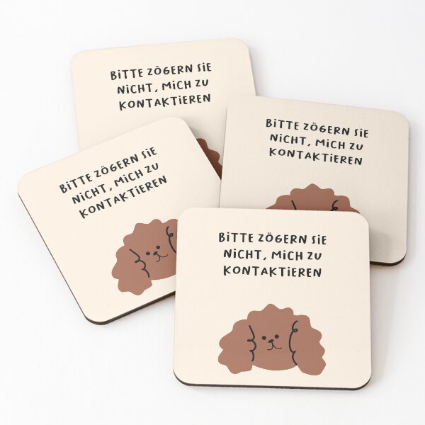 Item preview, Bitte zögern Sie nicht, mich zu kontaktieren | Playful Dog Breed - Cute Design designed and sold by RM-Journey.