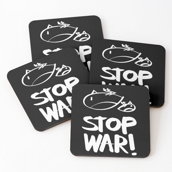 Aperçu de l'œuvre Stop War - slogan de paix créée et vendue par katyako.