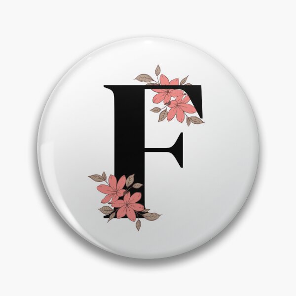 Item preview, Floral initial letter F designed and sold by Tenzeelaat.
