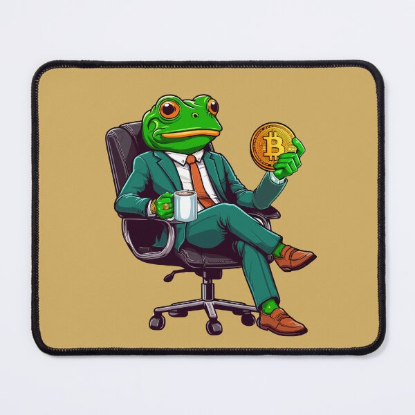 Item preview, Business Frosch thinks about his next investment designed and sold by CryptoFunMerch.