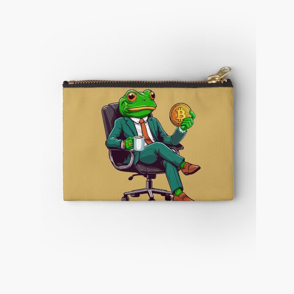 Item preview, Business Frosch thinks about his next investment designed and sold by CryptoFunMerch.