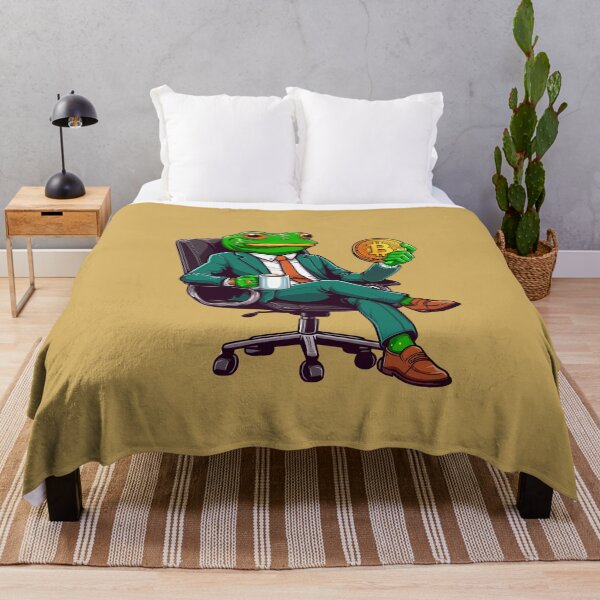 Item preview, Business Frosch thinks about his next investment designed and sold by CryptoFunMerch.